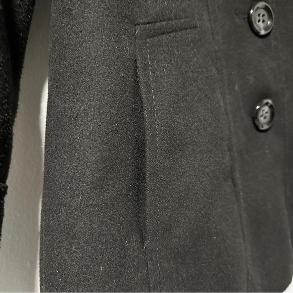 Jessica‎ Simpson Black Peacoat Women’s Size XS Outerwear Classic Winter - Picture 6 of 10